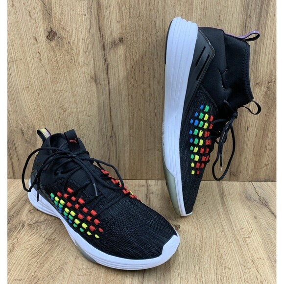 Puma Mantra Heat Map Training Sneaker Shoes Mens Size US 13 Black Running Joggin - Picture 1 of 15